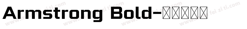 Armstrong Bold字体转换